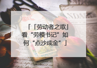 「劳动者之歌」看“劳模书记”如何“点沙成金”