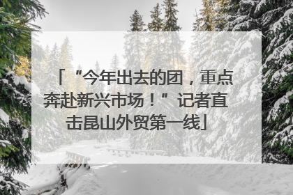 “今年出去的团，重点奔赴新兴市场！”记者直击昆山外贸第一线