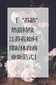 “苏超”热浪持续 江苏省如何撑起体育商业新范式