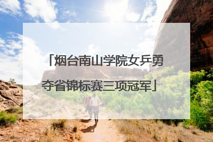 烟台南山学院女乒勇夺省锦标赛三项冠军