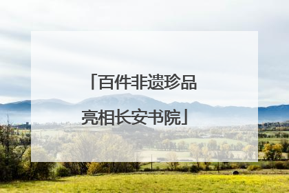 百件非遗珍品亮相长安书院