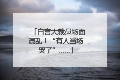 白宫大裁员场面混乱！“有人当场哭了”……