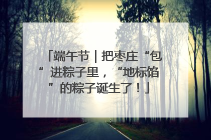 端午节｜把枣庄“包”进粽子里，“地标馅”的粽子诞生了！