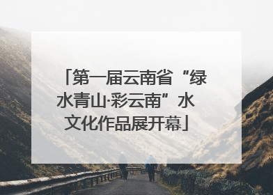 第一届云南省“绿水青山·彩云南”水文化作品展开幕