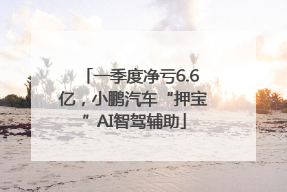 一季度净亏6.6亿，小鹏汽车“押宝”AI智驾辅助