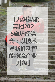 九识智能亮相2025廊坊经洽会：以技术革新推动智能物流产业升级