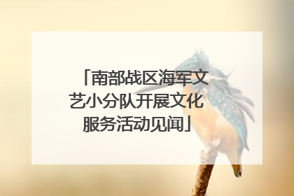 南部战区海军文艺小分队开展文化服务活动见闻
