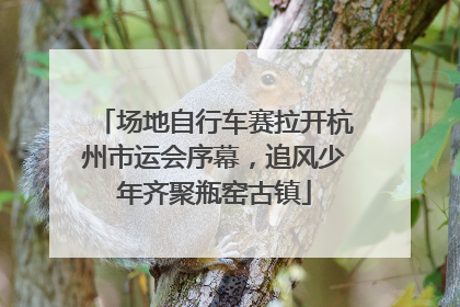 场地自行车赛拉开杭州市运会序幕，追风少年齐聚瓶窑古镇