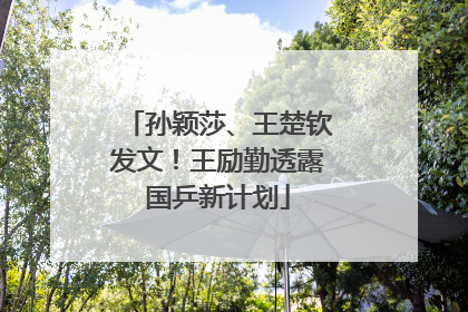 孙颖莎、王楚钦发文！王励勤透露国乒新计划