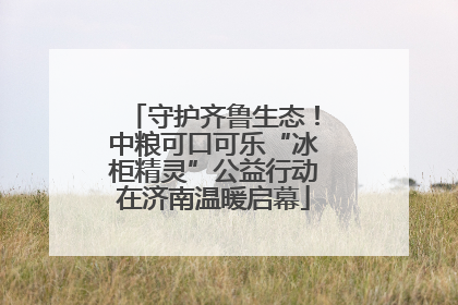 守护齐鲁生态！中粮可口可乐“冰柜精灵”公益行动在济南温暖启幕