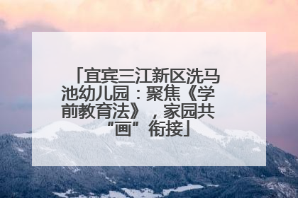 宜宾三江新区洗马池幼儿园：聚焦《学前教育法》，家园共“画”衔接