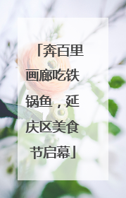 奔百里画廊吃铁锅鱼，延庆区美食节启幕