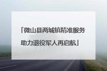 微山县两城镇精准服务助力退役军人再启航