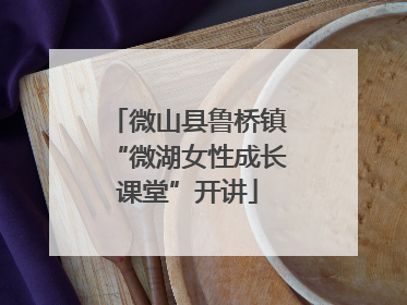 微山县鲁桥镇“微湖女性成长课堂”开讲