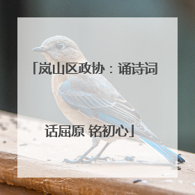 岚山区政协：诵诗词 话屈原 铭初心