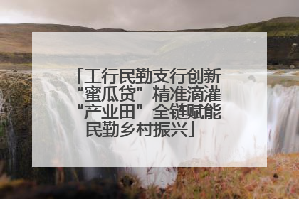 工行民勤支行创新“蜜瓜贷”精准滴灌“产业田”全链赋能民勤乡村振兴
