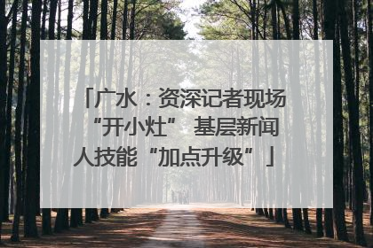 广水：资深记者现场“开小灶” 基层新闻人技能“加点升级”