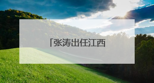 张涛出任江西分宜县委书记