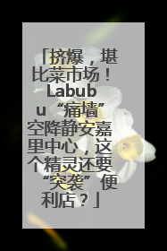 挤爆，堪比菜市场！Labubu“痛墙”空降静安嘉里中心，这个精灵还要“突袭”便利店？