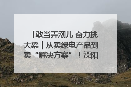 敢当弄潮儿 奋力挑大梁｜从卖绿电产品到卖“解决方案”！溧阳立足产业优势建成五大微电网示范项目