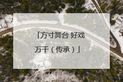 方寸舞台 好戏万千（传承）
