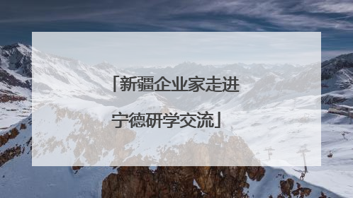 新疆企业家走进宁德研学交流