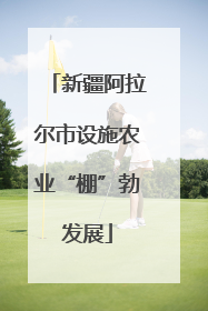 新疆阿拉尔市设施农业“棚”勃发展