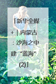 新华全媒+｜内蒙古：沙海之中建“蓝海”(2)
