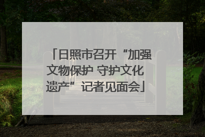 日照市召开“加强文物保护 守护文化遗产”记者见面会