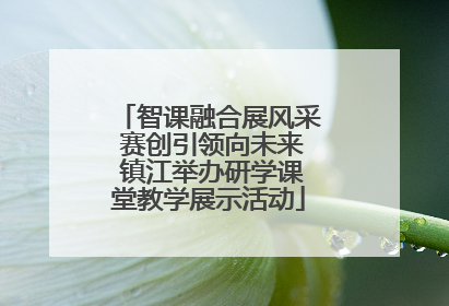 智课融合展风采 赛创引领向未来 镇江举办研学课堂教学展示活动