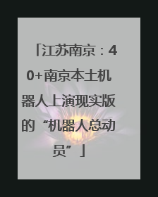 江苏南京：40+南京本土机器人上演现实版的“机器人总动员”
