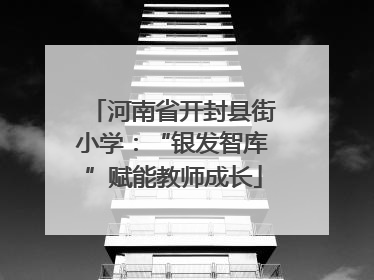 河南省开封县街小学：“银发智库”赋能教师成长