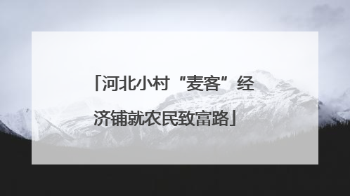 河北小村“麦客”经济铺就农民致富路