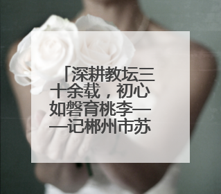 深耕教坛三十余载，初心如磐育桃李——记郴州市苏仙区栖凤渡中学优秀教师黄辉华