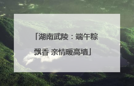 湖南武陵：端午粽飘香 亲情暖高墙