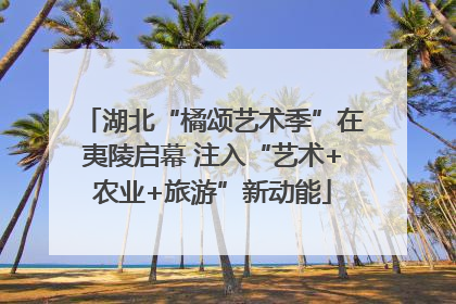 湖北“橘颂艺术季”在夷陵启幕 注入“艺术+农业+旅游”新动能