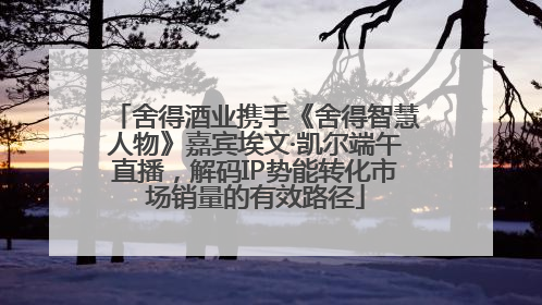 舍得酒业携手《舍得智慧人物》嘉宾埃文·凯尔端午直播，解码IP势能转化市场销量的有效路径