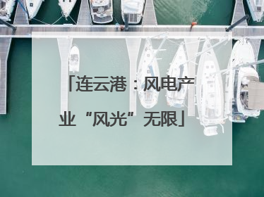 连云港：风电产业“风光”无限