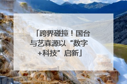 跨界碰撞！国台与艺森源以“数字+科技”启新