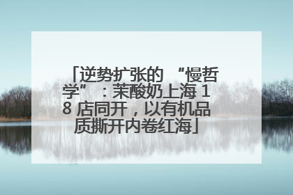 逆势扩张的 “慢哲学”：茉酸奶上海 18 店同开，以有机品质撕开内卷红海