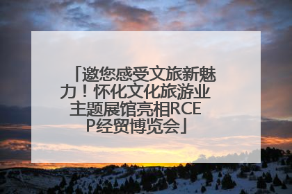 邀您感受文旅新魅力！怀化文化旅游业主题展馆亮相RCEP经贸博览会
