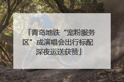 青岛地铁“宠粉服务区”成演唱会出行标配 深夜运送获赞