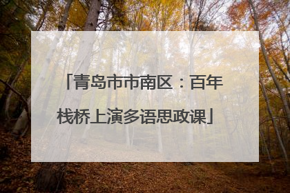 青岛市市南区：百年栈桥上演多语思政课