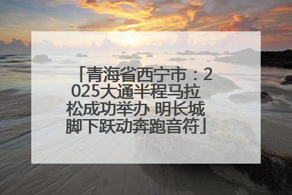 青海省西宁市：2025大通半程马拉松成功举办 明长城脚下跃动奔跑音符