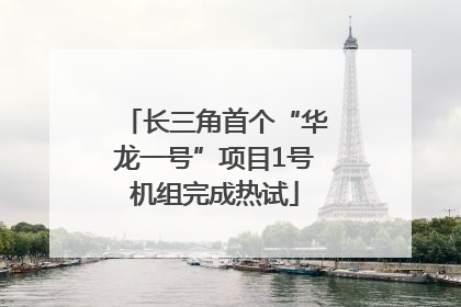 长三角首个“华龙一号”项目1号机组完成热试