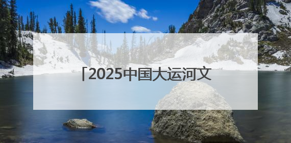 2025中国大运河文化带京杭对话活动启幕