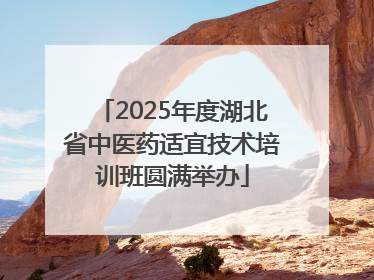 2025年度湖北省中医药适宜技术培训班圆满举办