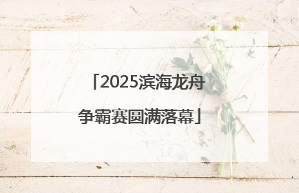 2025滨海龙舟争霸赛圆满落幕